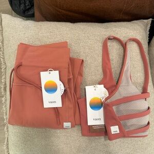 Vuori Legging and Bra Set (Cinnamon)